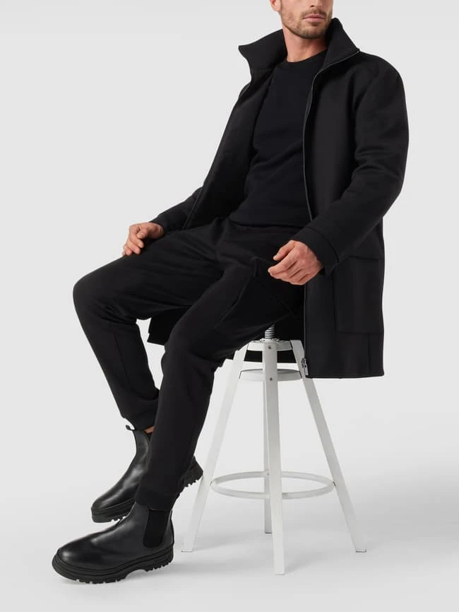 HUGO Wendemantel Mit Stehkragen - Schwarz 1 HUGO Wendemantel Mit Stehkragen - Schwarz