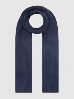 Roy Robson Schal Aus Merinowollmischung - Marineblau