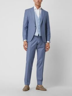 Wilvorst 2-Knopf-Sakko Mit Stretch-Anteil - Bleu