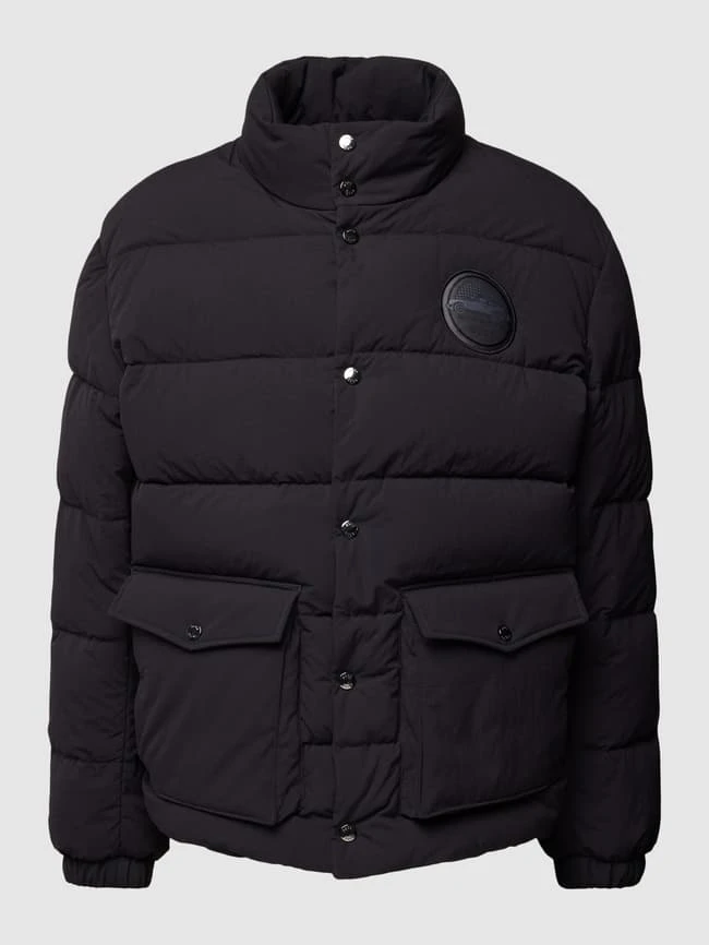BOSS Steppjacke Mit Label-Patch Modell 'Cleon' - Schwarz 2 BOSS Steppjacke Mit Label-Patch Modell 'Cleon' - Schwarz – Bild 2